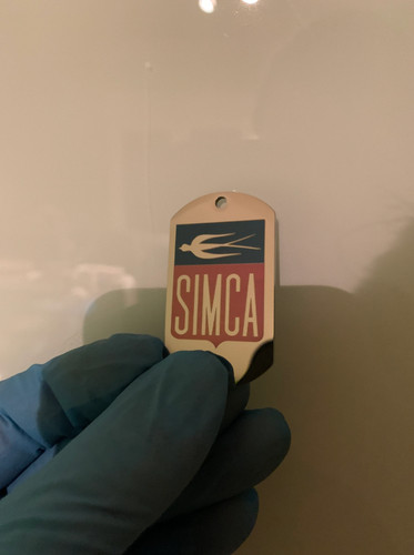 Porte clés inox - , simca