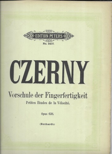 Czerny partitions piano - piano, 4