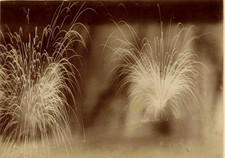 Jeu de lumière/Ville à identifier, Tirage vintage, ca.1885 Jeu de lumière/Ville 