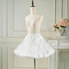 Jupon court en tulle à crinoline pour femme, idéal pour une soirée princesse