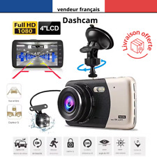 Caméra DashCam Voiture 1080P HD - Enregistreur DVR Double Lentille, G-Sensor