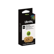 WONDAY Boite de 100g Bracelets Elastiques Caoutchouc 120 x 10 mm