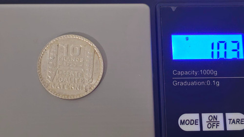 France 1930 silver - france, 10