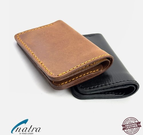 Véritable cuir portefeuille - véritable,