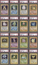 1999 Pokemon FRENCH 1st Edition Base Set COMPLETE PSA 10 SET 102/102 Charizard