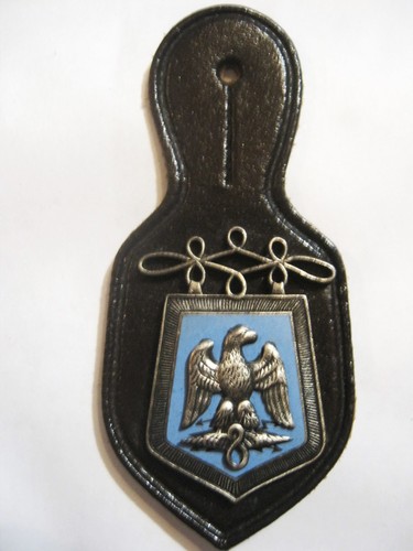 Insigne cuir cavalerie - cuir, 8°