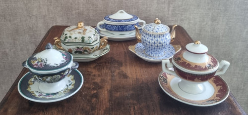 Lot soupières miniatures - lot, 5