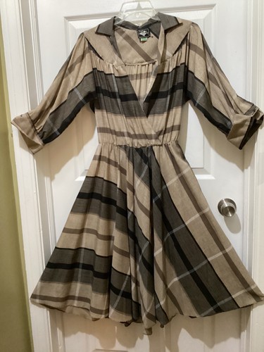 Vtg 70s just - just, plaid