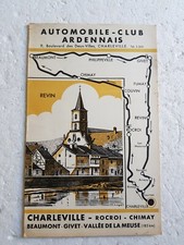 E24 FASCICULE TOURISTIQUE CHARLEVILLE ROCROI CHIMAY . AUTOMOBILE CLUB ARDENNAIS