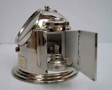 Ancienne lampe à huile bateau cardan nautique laiton binnacle bateau boussole...
