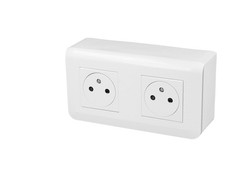 Prise électrique double Legrand Mosaic surface