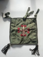 ANCIEN FANION DE COMPAGNIE  SCOUT JAMBOREE NO PATCH ANNEE 40 / 50