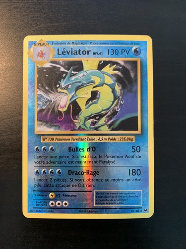 Carte pokémon léviator - pokémon, :
