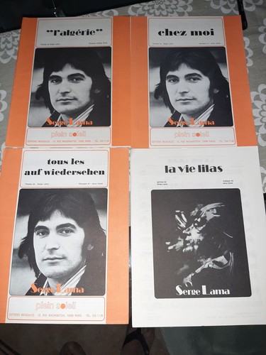 Serge lama lot partitions - serge,