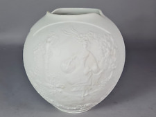 Ancien vase biscuit porcelaine Kaiser Allemagne 22x21 cm Très bel état C340