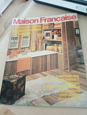  magazine revue vintage LA MAISON FRANÇAISE n°244-fevrier 1971