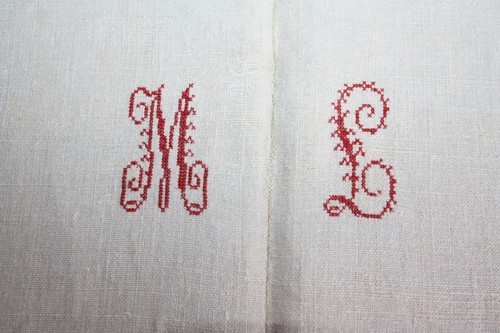 Drap ancien en - drap, chanvre