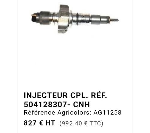 Injecteur neuf tracteur - injecteur,