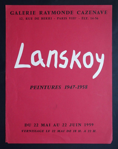 Lanskoy peintures 1947 - peintures, 1947-58