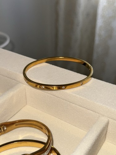 Bracelet jonc rigide - en, or