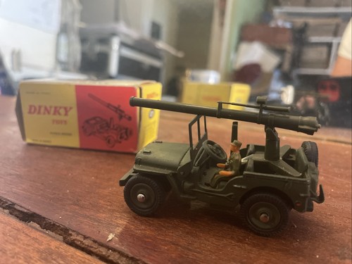 Dinky jeep avec canon - jeep,