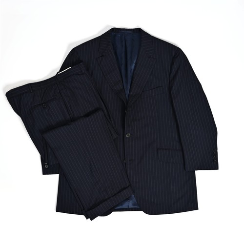 Arnys navy pinestrip suit 54 - navy,