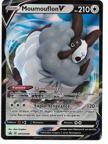 Carte pokemon moumouflon - pokemon,