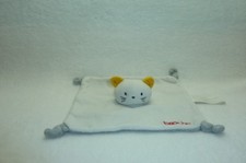 DOUDOU chat BRIOCHE PLAT BLANC