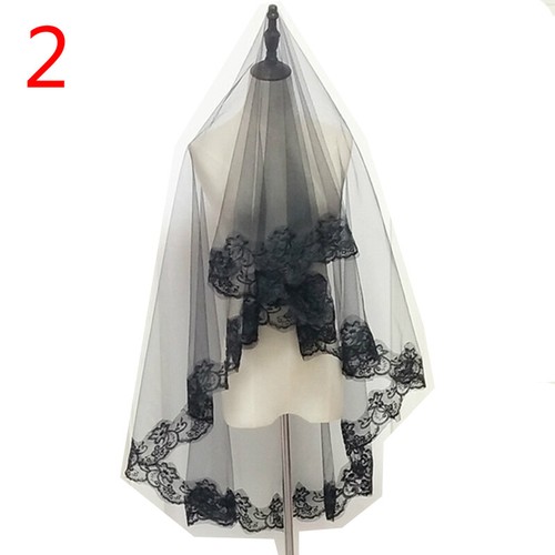 Voilette gothique dentelle - gothique, en