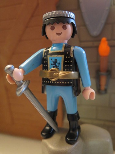 Prince lion noir bleu - , ciel