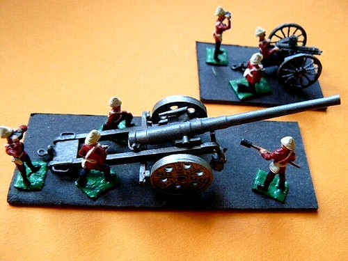Soldats btitish canon et - soldats, :