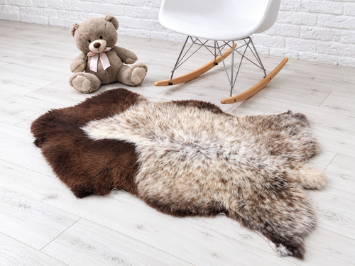 Tapis peau mouton naturelle - tapis, de