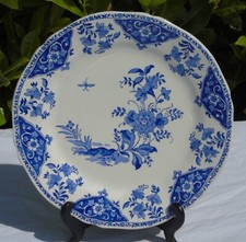 Gien - Assiette creuse en faïence, modèle Delft bleu 1938-1960