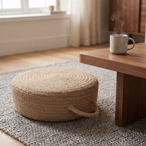 Coussin tatami rond - coussin, de
