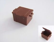 PLAYMOBIL (B42113) WESTERN - Coffre Caisse Marron 3245 3278 3323 3804 4202 5640