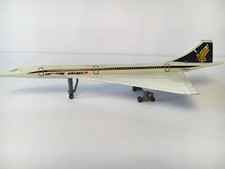 MAQUETTE CONCORDE 12 cm METAL BRITISH AIRWAYS / SINGAPORE AIRLINES G-N94AD