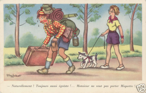 Cpa illustrateur elie lechat - cpa,