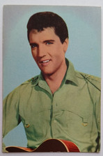 ELVIS PRESLEY Carte Maple Leaf 1966 Pop Music Voiture JAGUAR Grand Sport  Card