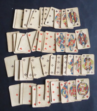 52 cartes ancien à jouer Jeu