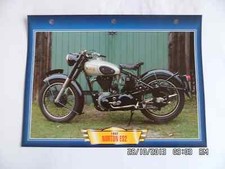 CARTE FICHE MOTO NORTON ES2 1952