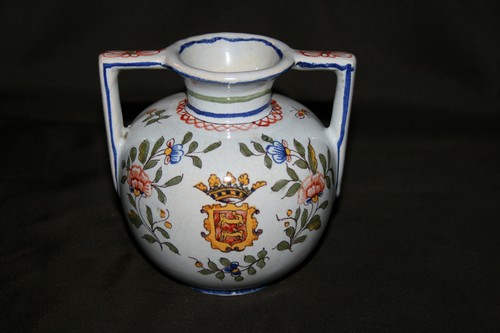 Vase faïence rouen - vase,