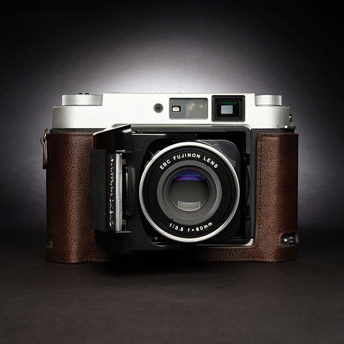 Leather half camera case for - leather,