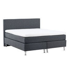 Lit Adulte Design "Toledo" 180x200cm Gris Foncé