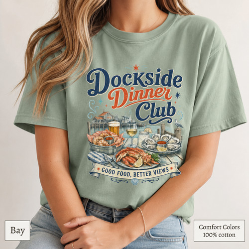 Dockside dinner club - dinner, shirt