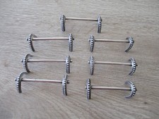 7 portes couteau  ancien en métal argenté forme demi arc