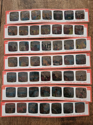 Lot diapos vintage walt - de,