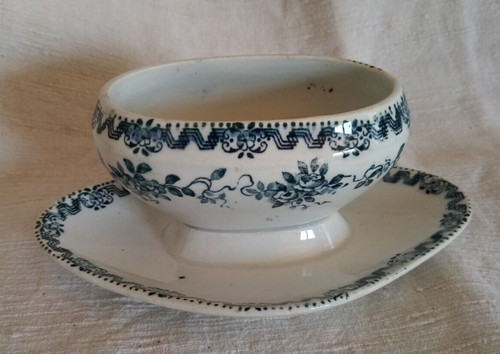 Petite saucière faïence - saucière,