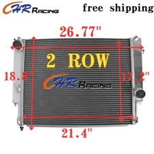 2 ROW ALUMINUM RADIATOR FOR