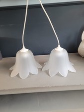 Paire de suspensions fleur en