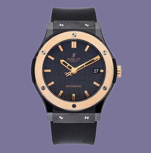 Hublot classic fusion noir - hublot, en